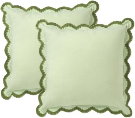 The cutest green scallop pillow covers Amazon designer look for less 

#LTKfindsunder100 #LTKhome #LTKfindsunder50