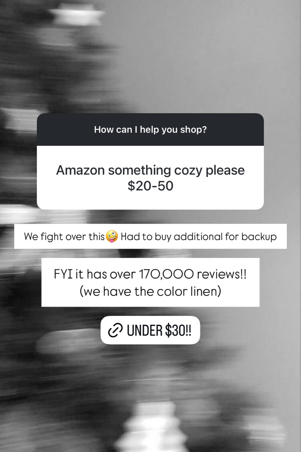 We fight over this it is so cozy! Had to buy additional for backup!

#LTKHome #LTKFindsUnder50 #LTKHoliday