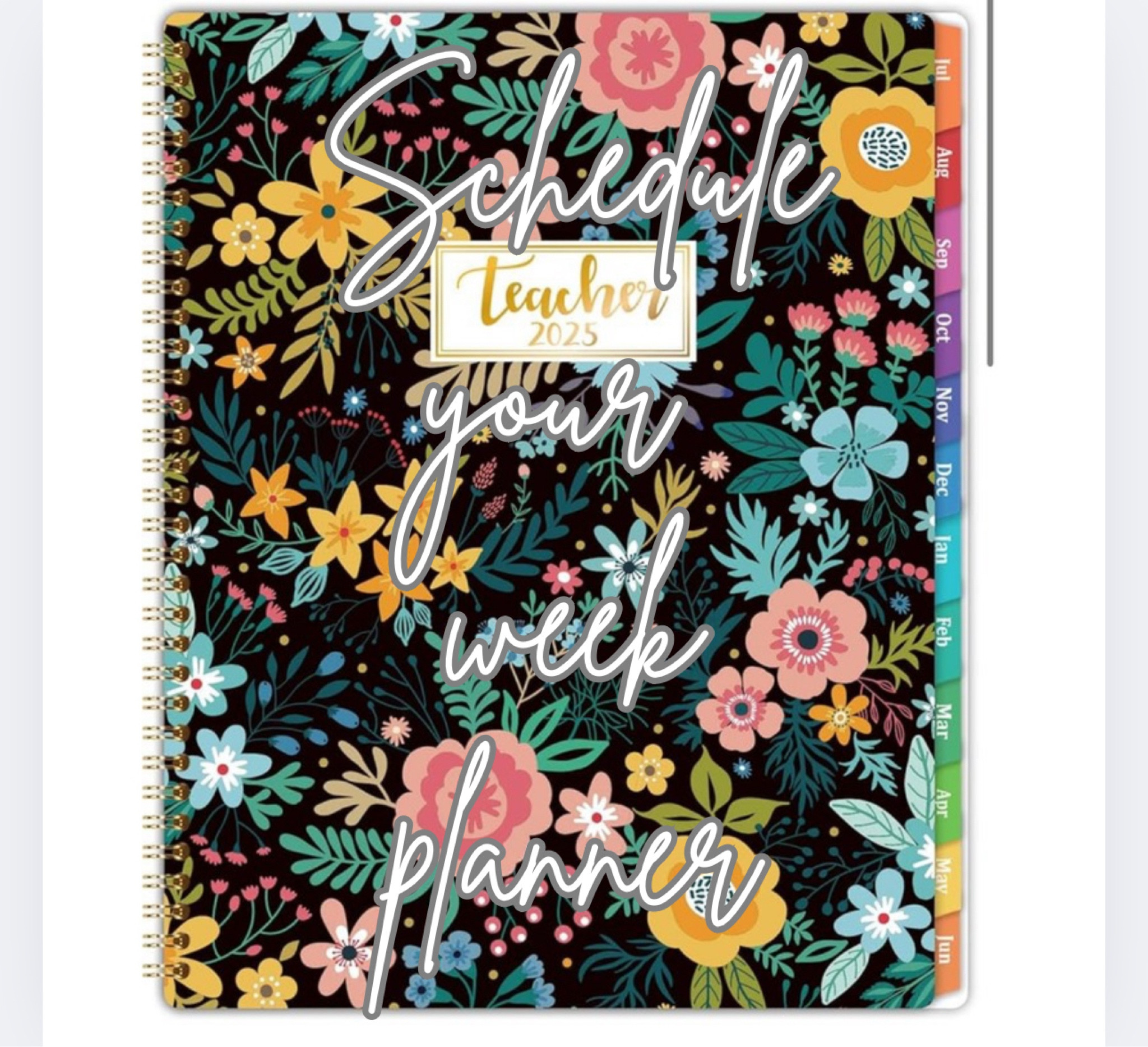 Works perfectly to map out your week to schedule your posts/content 🫶🏽