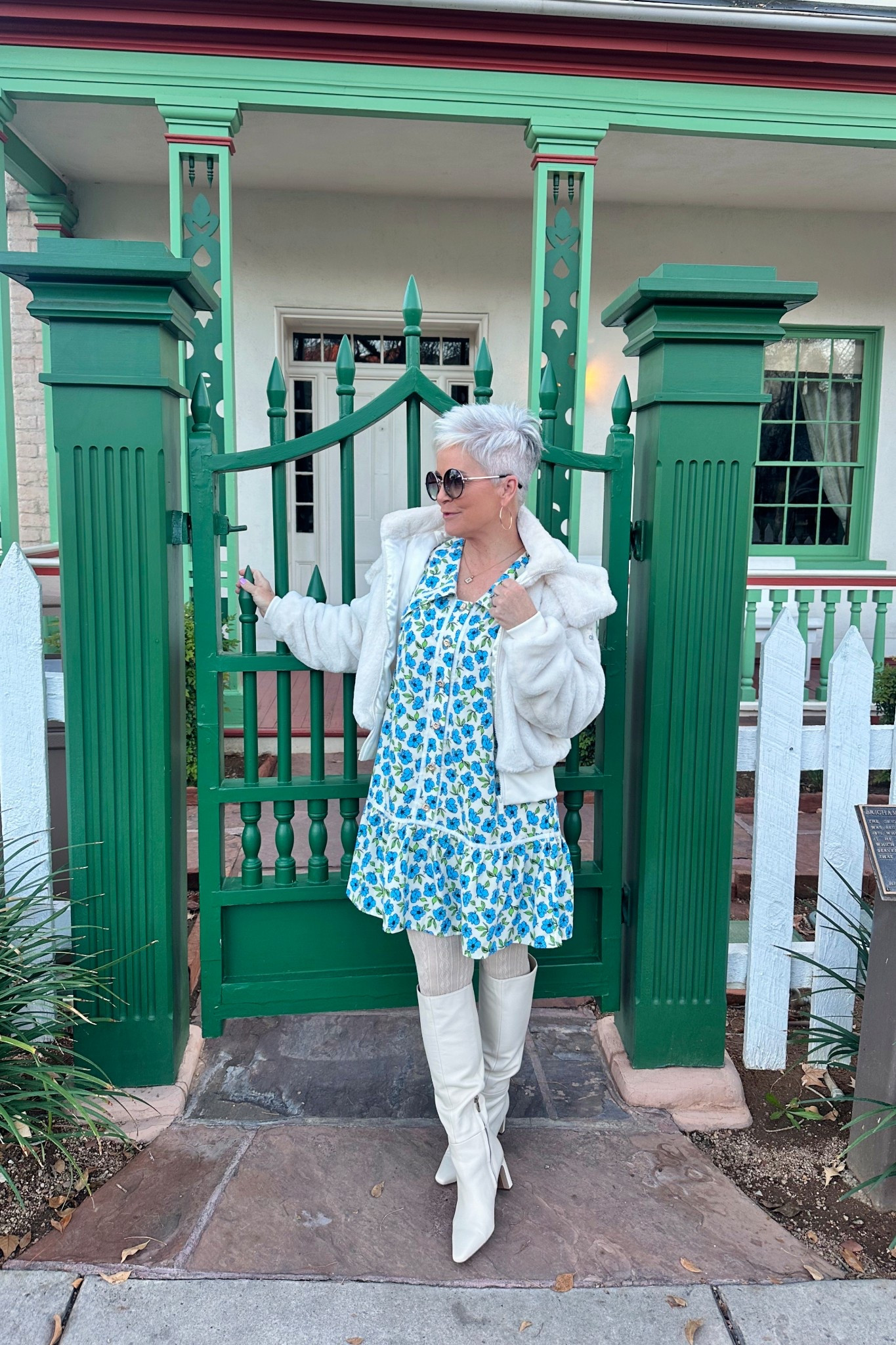 Winter can be very cheerful Especially with a  girly dress that’s under $36!!! Pair it with tights, boots, and faux fur!!

#LTKOver40 #LTKootd #LTKPetite