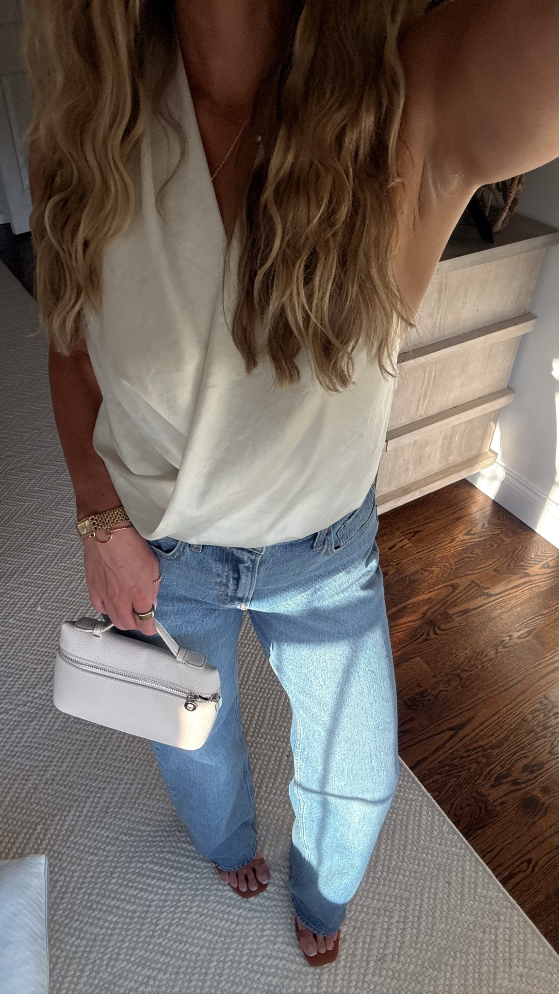 @Aritzia top paired with @abercrombie denim OOTD 

Wearing S in the top and 27 in jeans

#LTKSeasonal #LTKNYFW #LTKootd