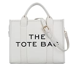 Work Tote Bags for Women - Trendy Personalized Oversized PU Leather Tote Bag Top-Handle Shoulder ... | Amazon (US)