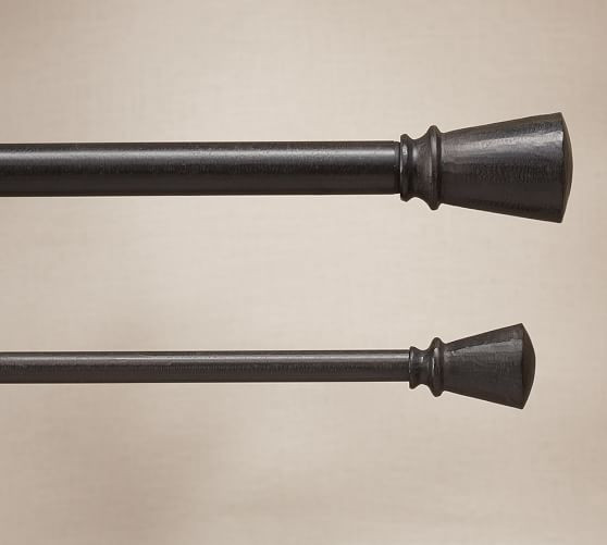 Cast-Iron Curtain Rod & Wall Bracket | Pottery Barn (US)