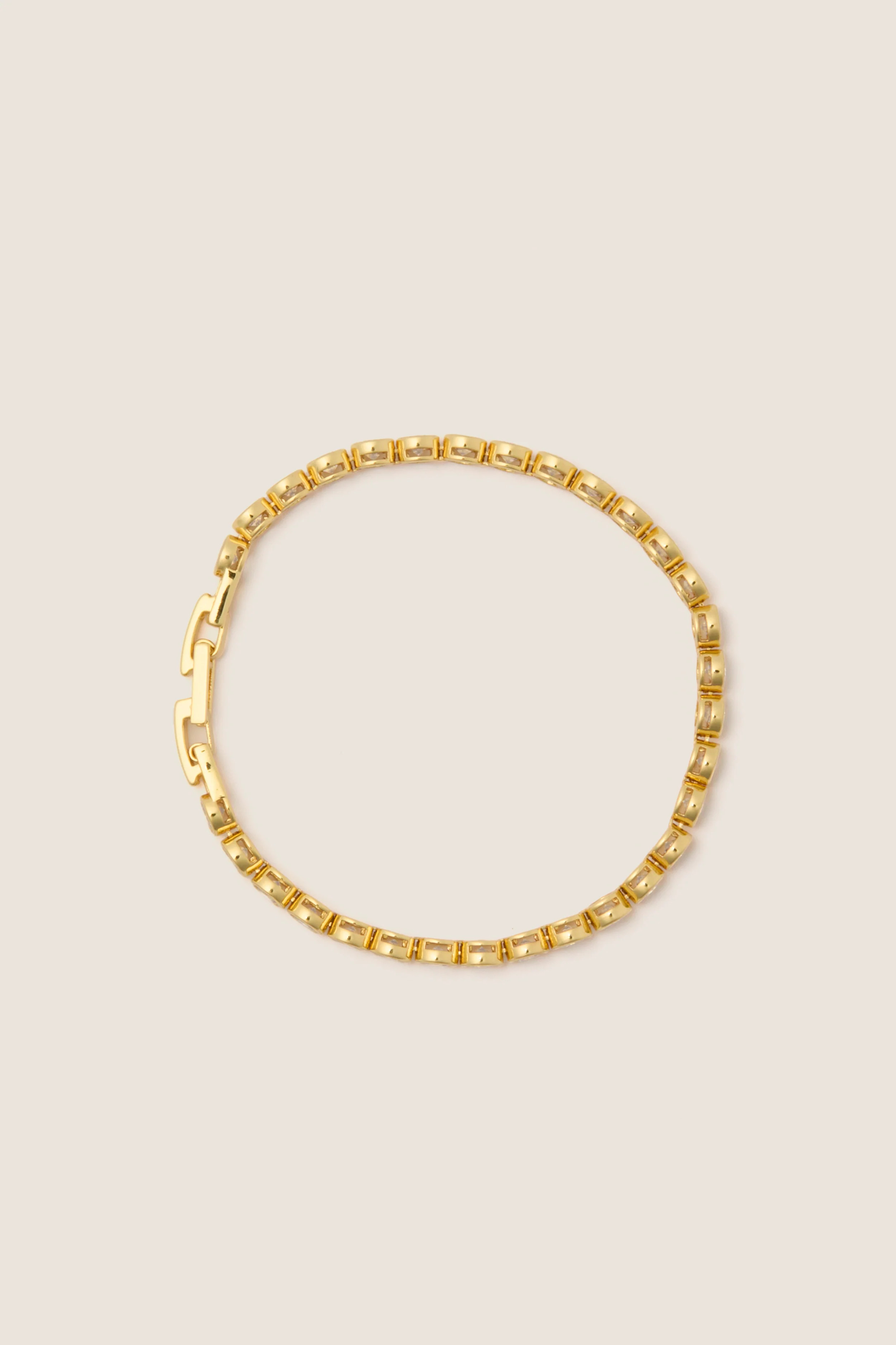 Gold Bezel Tennis Bracelet | Tuckernuck (US)