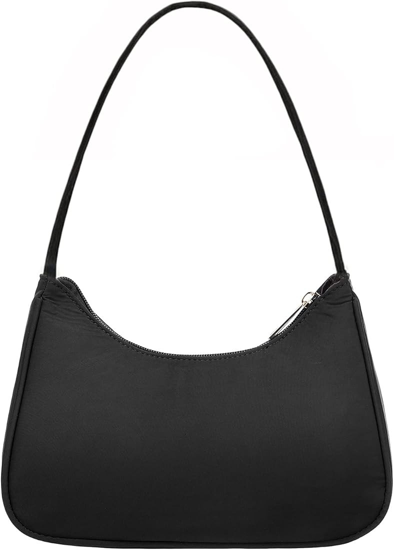 Shoulder Bags for Women, Cute Hobo Tote Handbag Mini Clutch Purse Zipper Closure | Amazon (US)