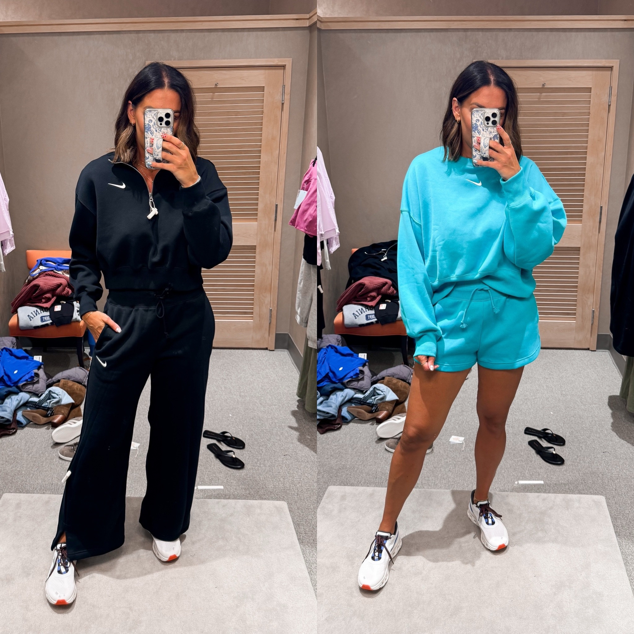 1/2 zip-medium but got a large
Pants-medium
Sweatshirt-medium
Shorts-medium
Sneakers-tts 8

#LTKShoeCrush #LTKxNSale #LTKActive