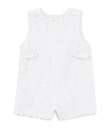 Petit Ami Baby Boys 3-24 Months Seersucker Jon Jon Shortalls -  3 Months | Dillard's