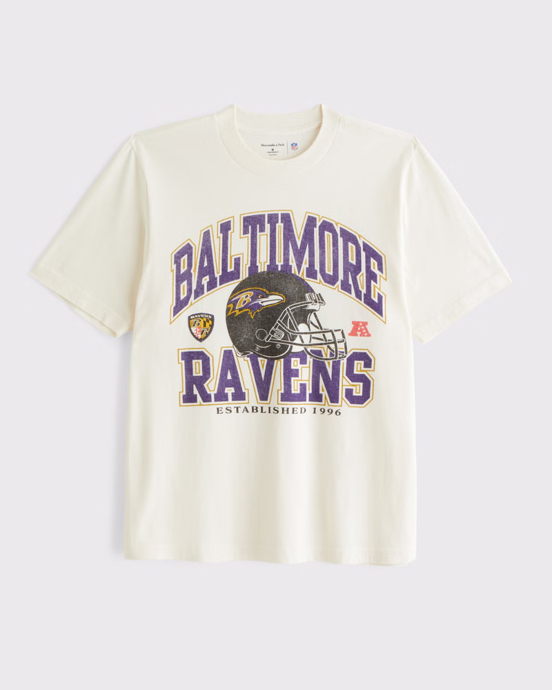 NFL Baltimore Ravens Vintage-Inspired Graphic Tee | NFL Baltimore Ravens | Abercrombie.com | Abercrombie & Fitch (US)
