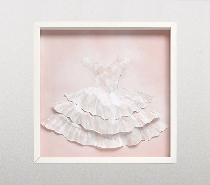 Monique Lhuillier Dimensional Dress Art (24") | Pottery Barn Kids