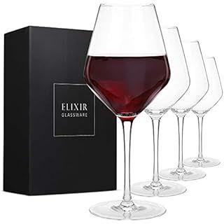 Aspen & Birch - Classic Wine Glasses Set of 4 - Red Wine Glasses or White Wine Glasses, Premium C... | Amazon (US)