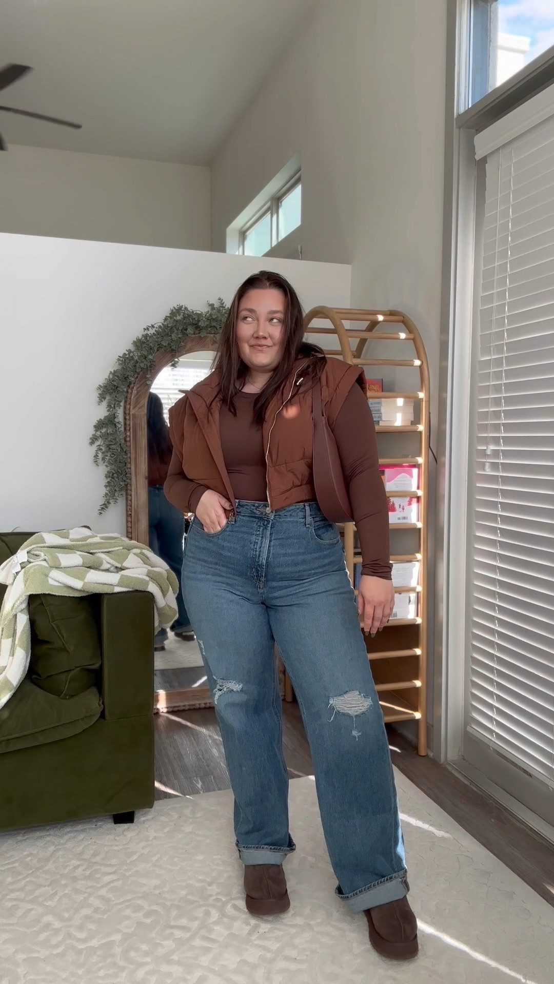 Outfits I packed to go back to Iowa for Christmas week!! Comfy Christmas morning outfits and festive red/sparkle for holiday outfits! Sizing:
Bodysuits: xxl
Vest: xxl
Jeans: 16 tall
Oversized sweater: XL
Camo Hoodie: xxxl
Black joggers: xl
Crewneck: xxl
Flare leggings: 14
Skims sweat set: 3X top, XL pants

#LTKstyletip #LTKfindsunder100 #LTKplussize