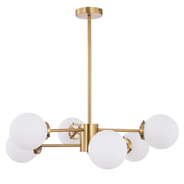 Dilley 6 - Light Sputnik Modern Linear Chandelier | Wayfair North America