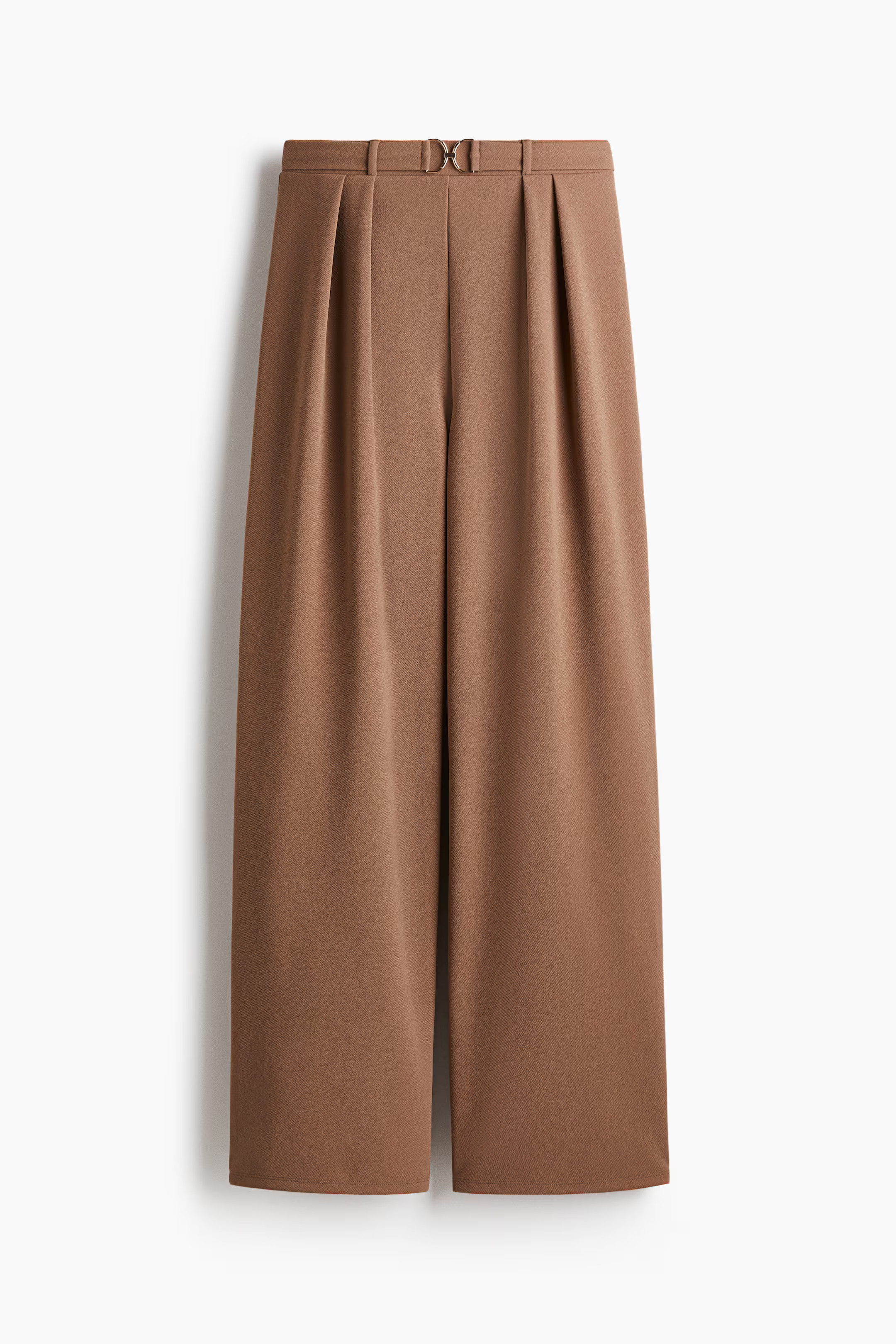 Buckle-detail tailored trousers | H&M (UK, MY, IN, SG, PH, TW, HK)