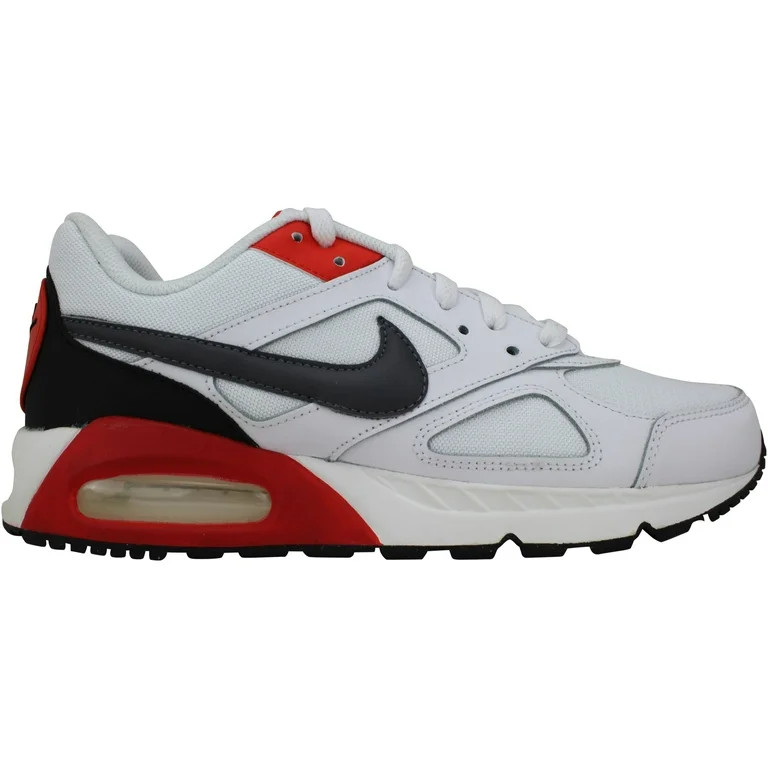 Nike Air Max IVO CD1540-100 Mens White/Habanero Red Low Top Running Shoes FNK694 (8) | Walmart (US)