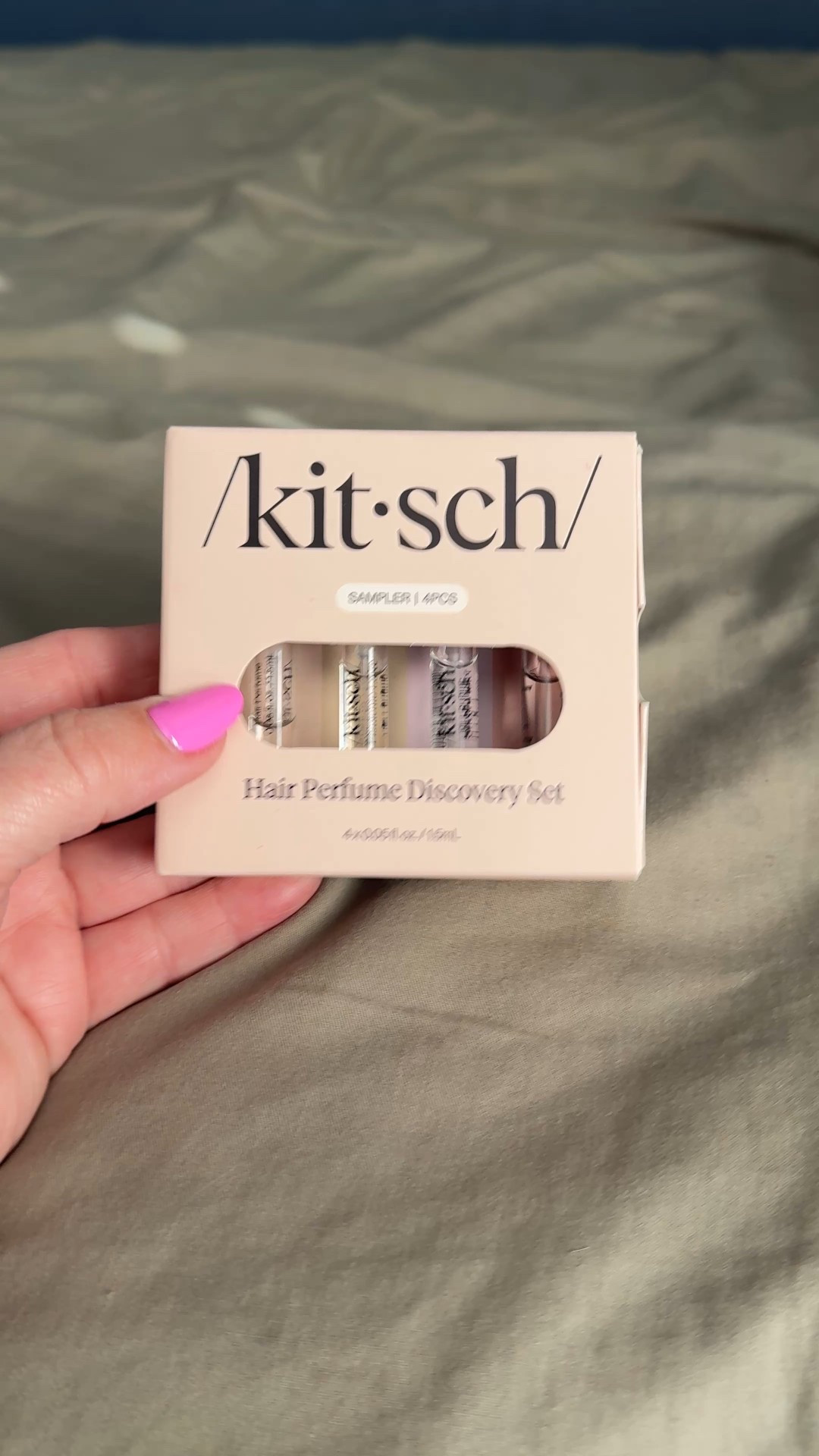 Beauty products I received for Christmas: Kitsch Hair Perfume Discovery Kit 

I never thought of looking for an item like this but Hubs is great in finding gifts for me. I rarely use regular perfume so this is perfect for me. My favorite scent is the warm sugar!  

 #LTKdayinmylife #LTKootd #LTKBeauty