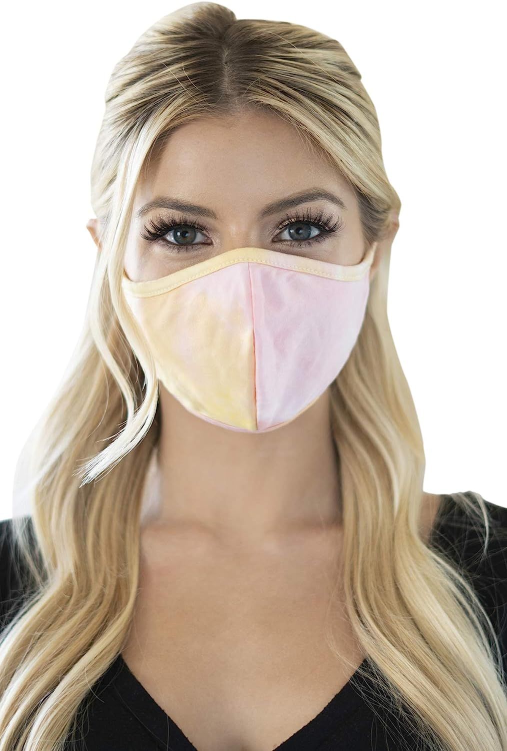 Reusable Fabric Face Mask Covering Unisex - Cute Print Cloth Washable Breathable Mouth Shield Pro... | Amazon (US)