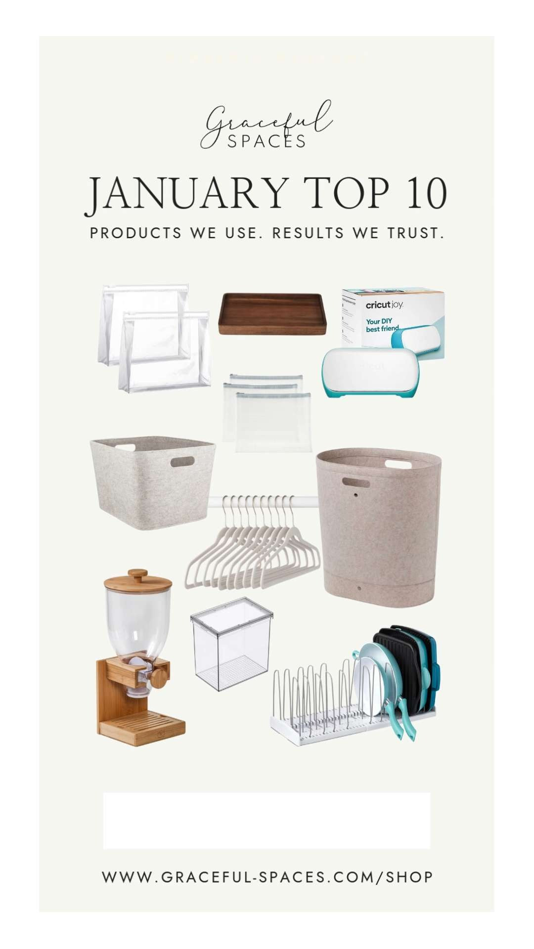 Our January Top 10 boasts versatile, affordable products from The Container Store, Target, Amazon, and a Wal-Mart find that is truly luxe for less. 

 #LTKHome