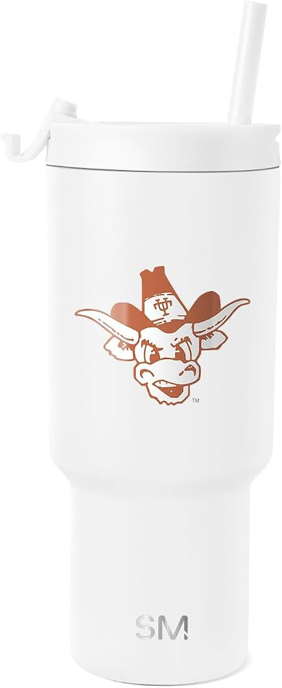 Simple Modern Officially Licensed Collegiate Texas Longhorns 30 oz Tumbler with Flip Lid and Stra... | Amazon (US)