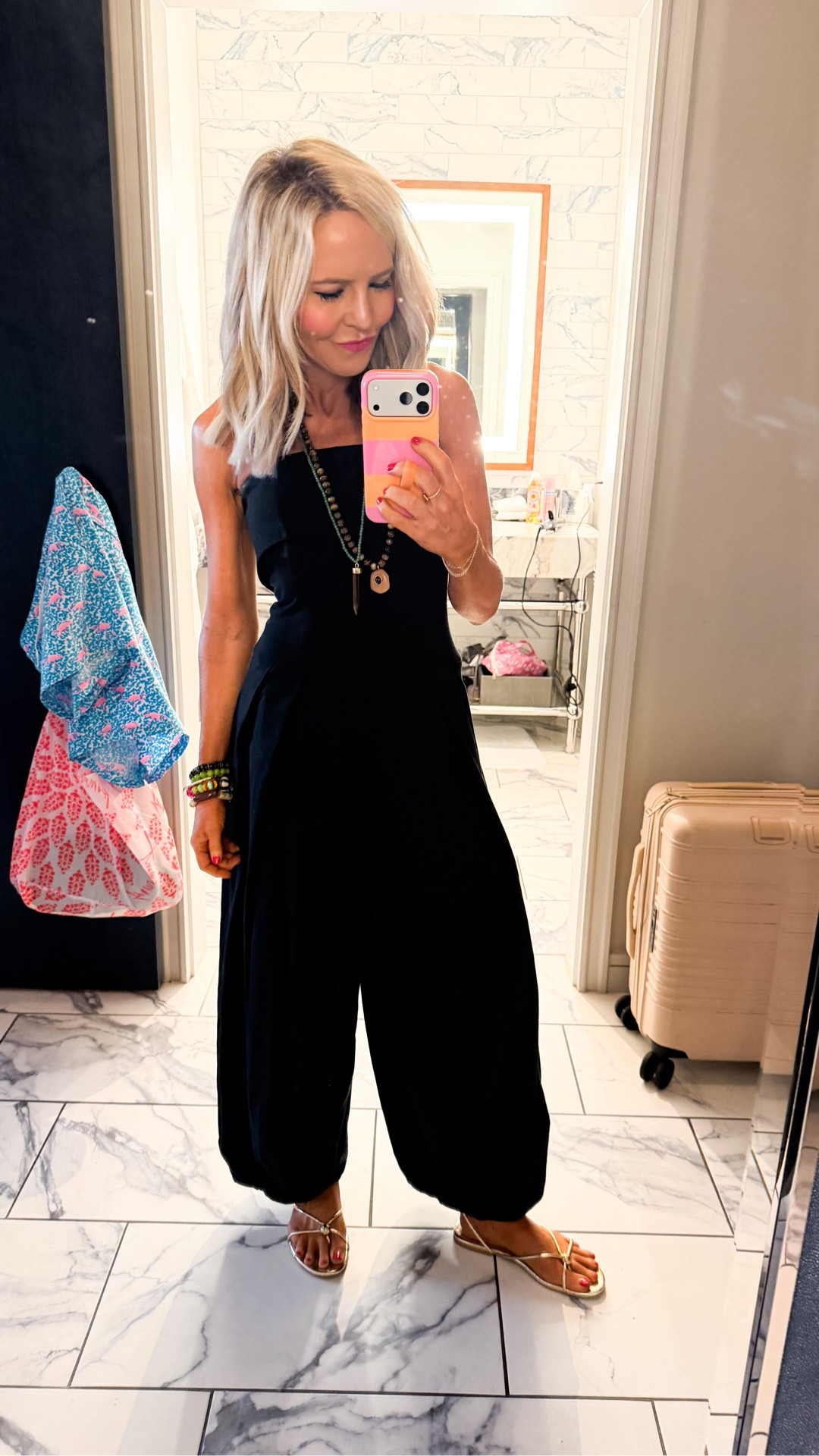 the perfect little black jumpsuit • under $100 ima ton of colors from @freepeople •

#LTKgrwm #LTKootd #LTKmomlife