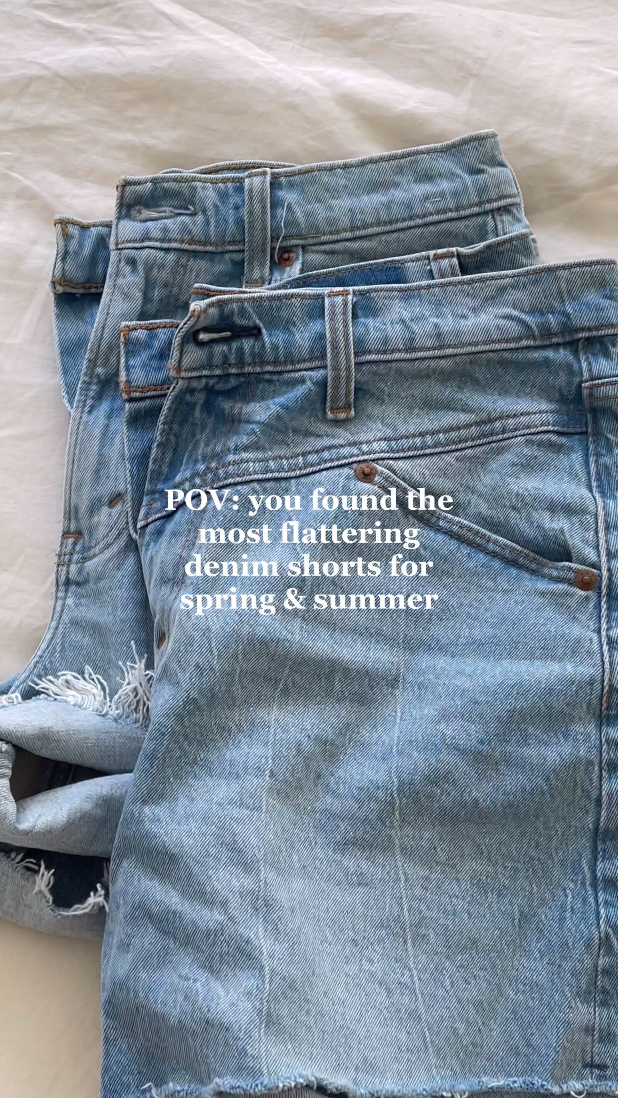 Truly the best denim shorts. Both so flattering and full coverage—and comfortable enough for all day wear!

The dad shorts are longer than the cutoffs, but both have full coverage in the back! The dad shorts are my go-to for chasing my little one around in, and the cutoffs are my going out shorts!

I wear the curve love fit but I’m linking the regular fit as well if you are not curvy!

#LTKfindsunder100 #LTKstyletip #LTKfindsunder50