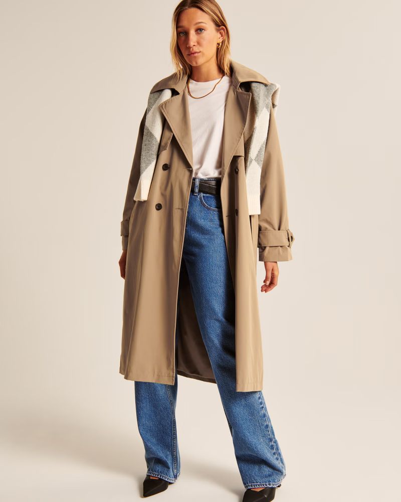 Women's Trench Coat | Women's | Abercrombie.com | Abercrombie & Fitch (US)