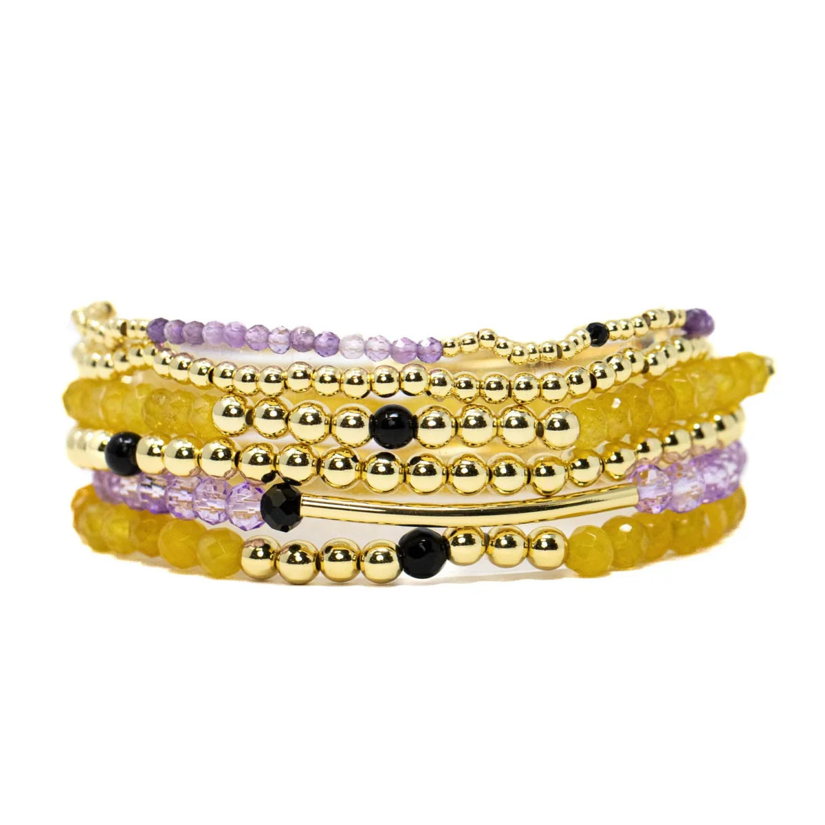 Purple + Yellow Spirit Stack | Allie + Bess