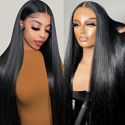 Jessie's Wig 10-30Inch Lace Frontal Straight Glueless Wig 5X6 Lace Natural Black 1 Pc/Pack Natural Black 26‘’ | Target
