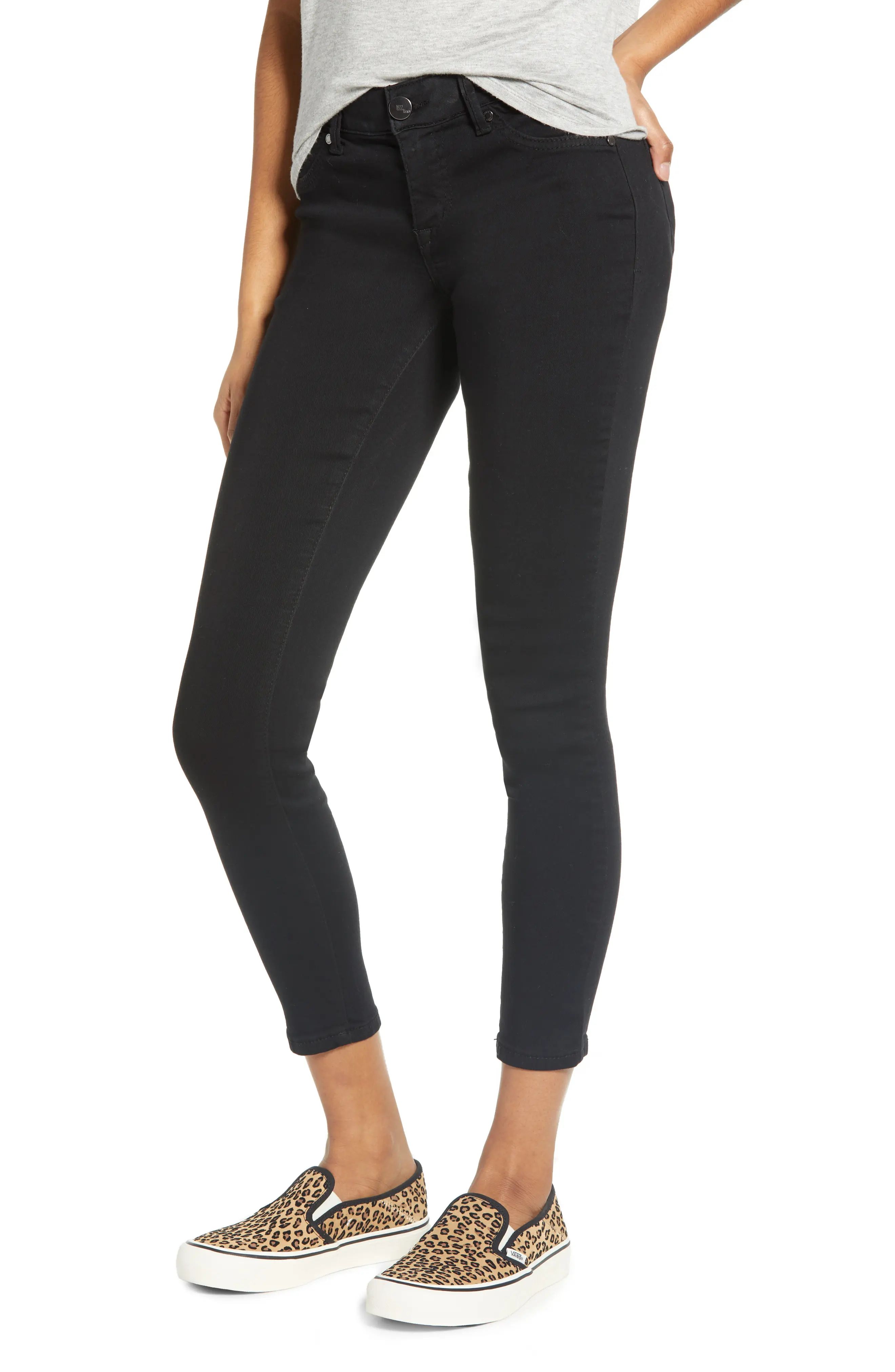 Women's 1822 Denim Ab-Solve Skinny Jeans, Size 29 - Black | Nordstrom