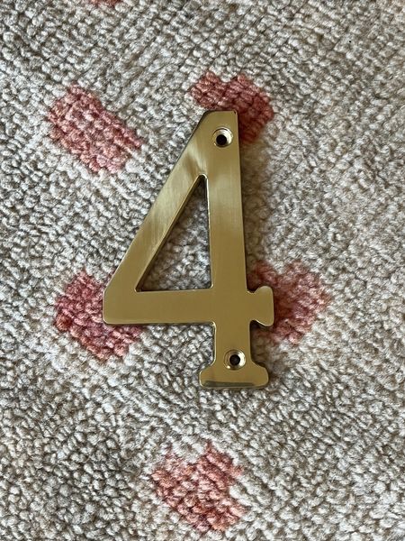 I spent forever looking for new outdoor street numbers. The existing ones I have are not great. So many of the options currently are skinny, modern numbers. I found these and am pleased with them! They’re solid brass and affordable! 

#LTKhome #LTKfindsunder50