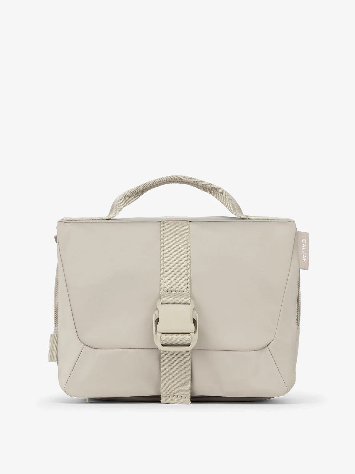 CALPAK Fit Hanging Dopp Kit Toiletry Bag in Greige | CALPAK