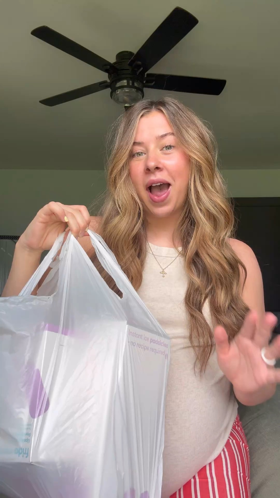 Here’s what’s in my postpartum basket from a mom of soon to be 4! 