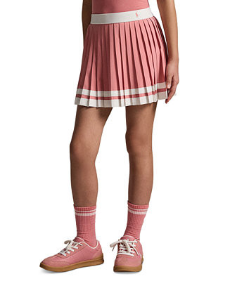 Girls' 7-16 Striped Pleated Pull-On Skort | Macy's