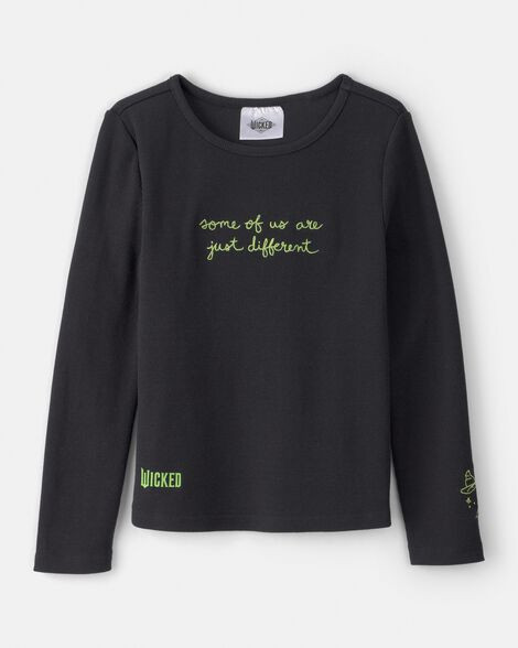 Girls Wicked Elphaba Rib Top - Black | Carter's Inc