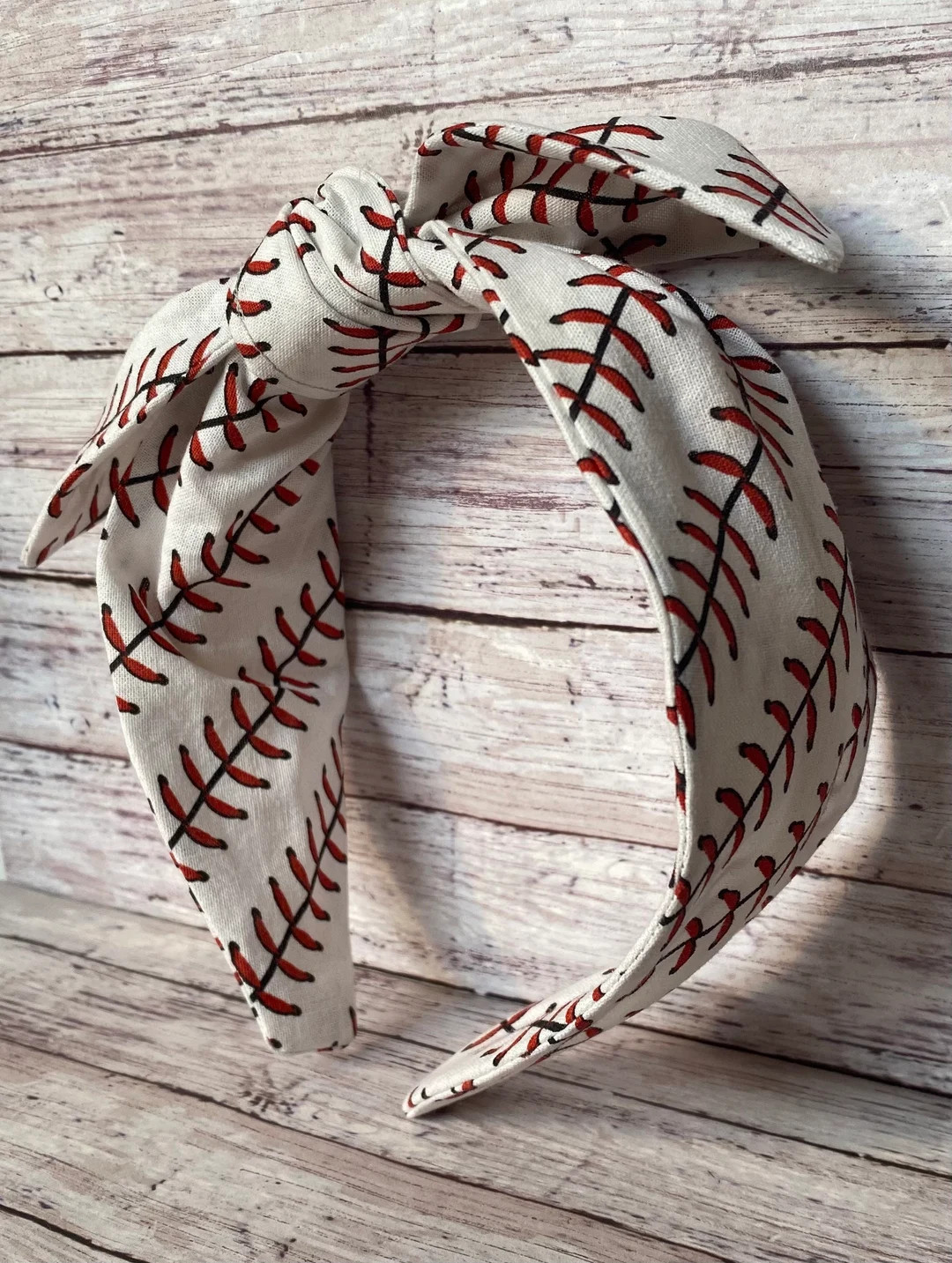 Baseball Stitching, Baseball Mom, Little League, Baseball, Knotbow Headband | Etsy (US)