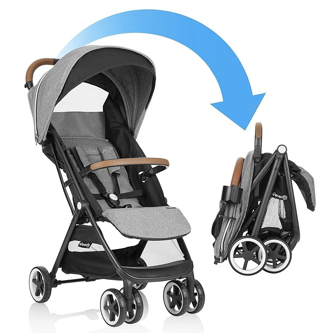 Evenflo GOLD Otto Self-Folding Stroller, Baby Carriage, Lightweight Stroller, Compact, Gravity Fo... | Amazon (US)