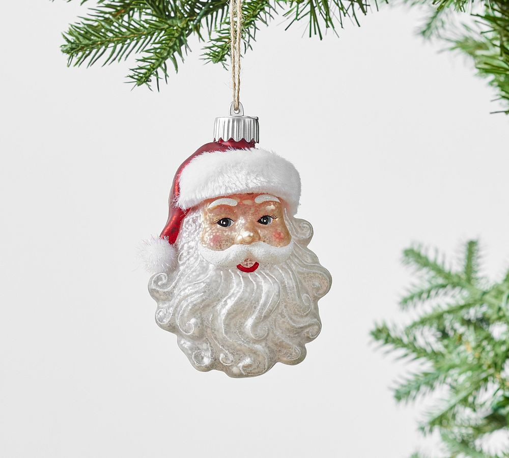 Lit Mercury Santa Ornament | Pottery Barn (US)