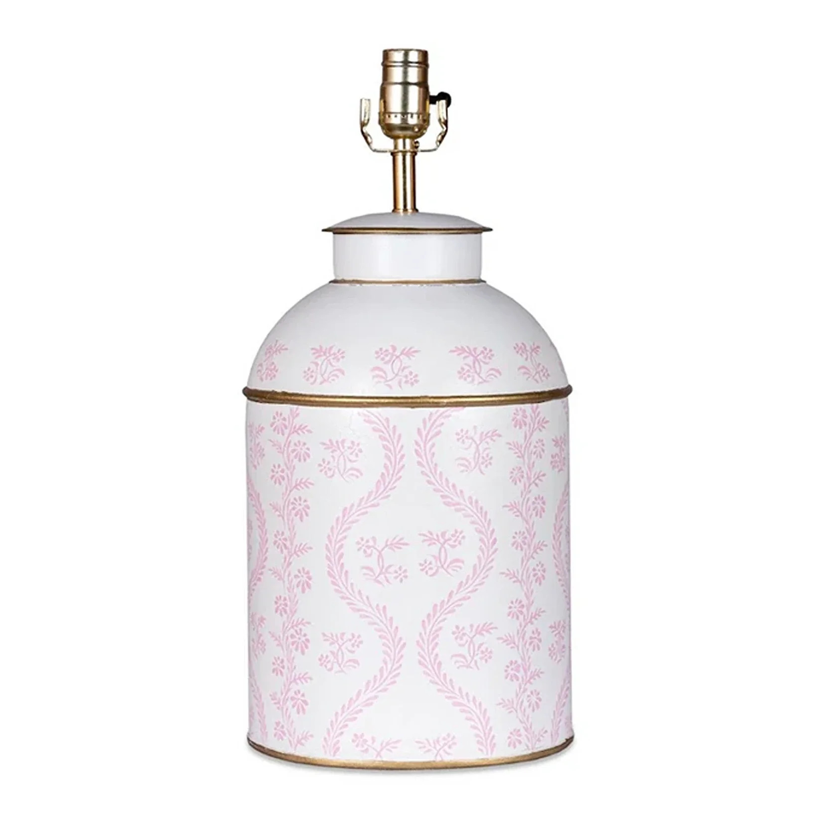 Pink IKat Tea Caddy Lamp | Gorgeous Living