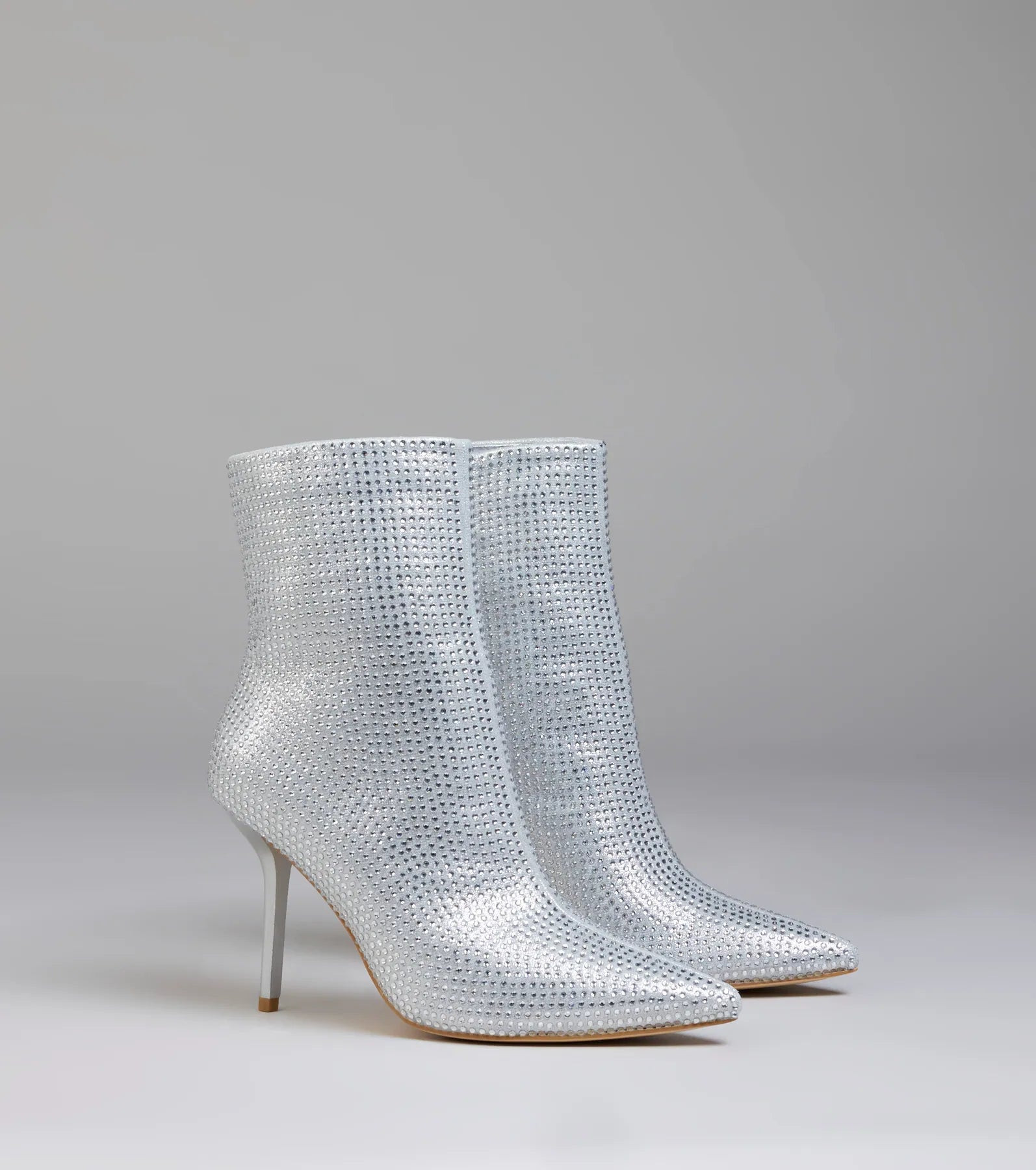 Bedazzled Allure Rhinestone Stiletto Booties | Windsor Stores