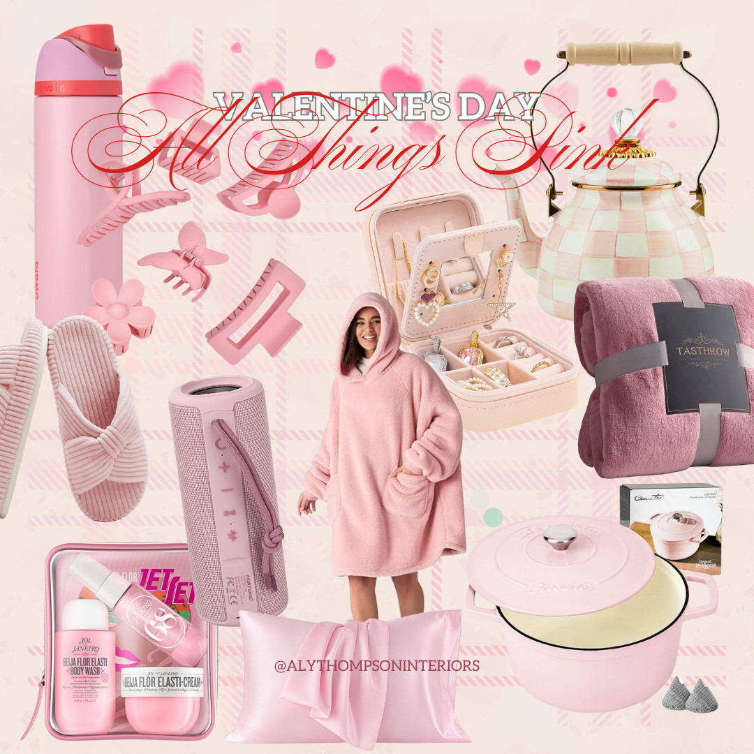 Valentines Day Gifts | Valentines Day Gifts for Her | All Things Pink | Owala | Bluetooth Speaker | PInk Blanket | Dutch Oven | Claw Clips 

 #LTKGiftGuide #LTKselfcare #LTKFindsUnder100