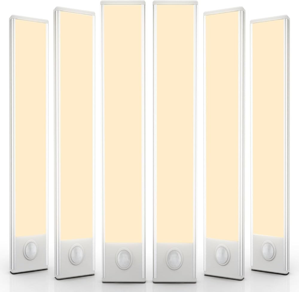 Under Cabinet Lighting, 68 LED Motion Sensor Light Indoor, Wireless USB Rechargeable Magnetic Clo... | Amazon (US)