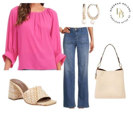Looking for a gorgeous summer outfit that is feminine and flattering? Here’s one of my favorite combos. 

I love a Blouson sleeve like this gorgeous pink one from @karenkane It’s floaty and feminine. It’s a pretty way to highlight your arms without baring all.


#LTKstyletip #LTKover40 #LTKSeasonal