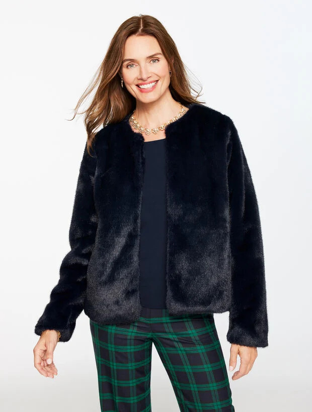 Faux Fur Jacket | Talbots