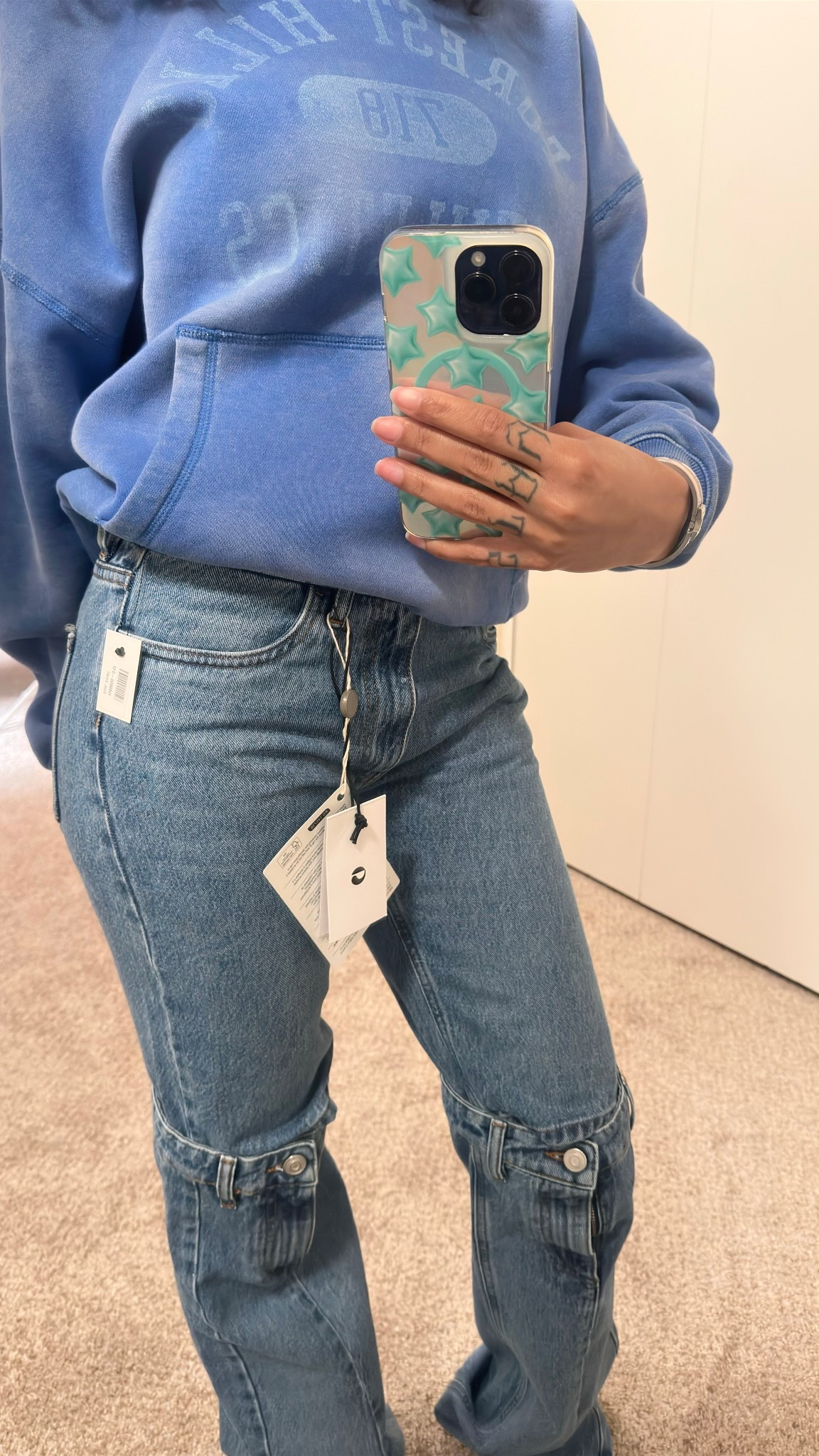 COPERNI
Paneled mid-rise straight-leg jeans. Such a fun, staple Jean to have in your collection! I’m wearing size Small-4. Jeans have little to no stretch!

#LTKU #LTKSeasonal #LTKFestival