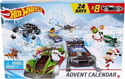 Hot Wheels Advent Calendar 24 Day Holiday Surprises with Cars and Accessories Ages 3 and Older | Amazon (US)