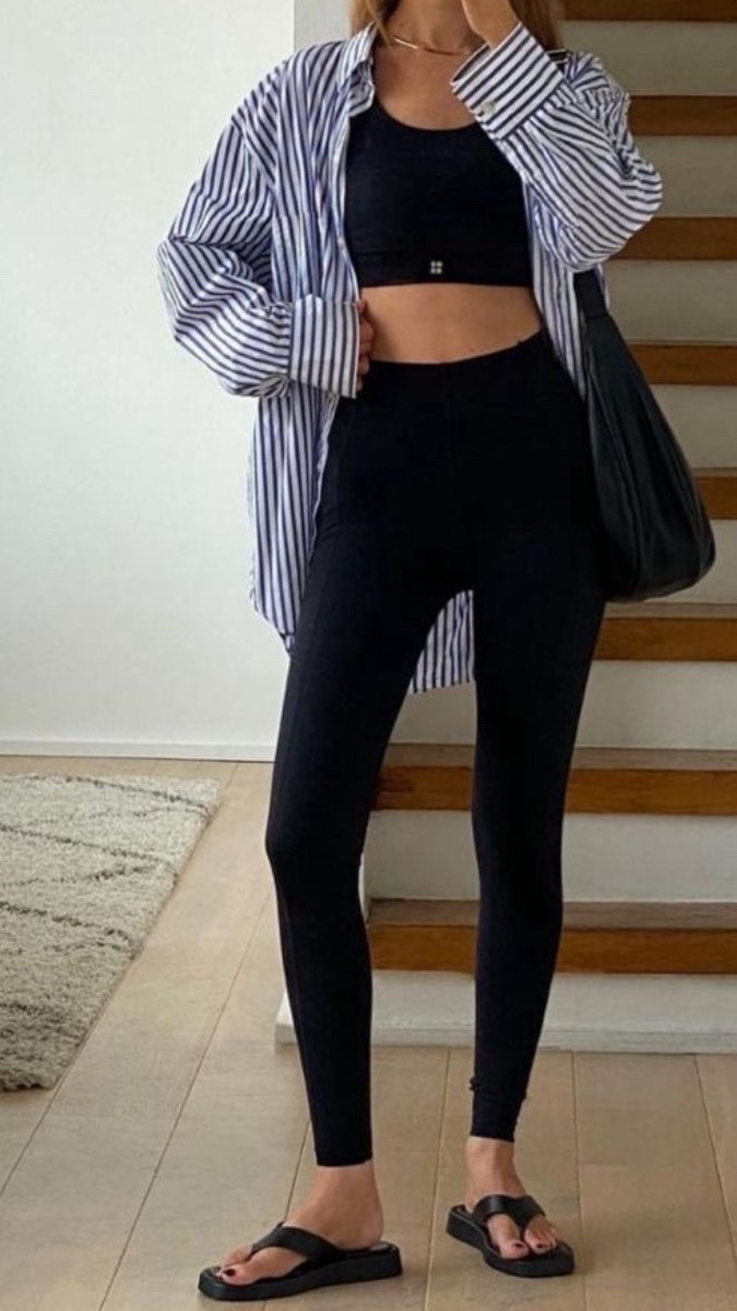 Recreate the look - Style inspo from Pinterest to your cart! Linking like and similar items to help you re-create this look and style from Pinterest 🖤 


#trending outfit
#Pinterest outfit inspo
#Pinterest inspired  
#leather thong sandals
#black thong sandals
#casual sandals
#everyday sandals 
#shoulder bag 
#black hobo bag
#summer handbag  
#weekender bag
#casual handbag
#leather handbag 
#anthropologie handbag
#mayching set
#black leggings 
#black sports bra
#athleisure
#workout set 
#vuori leggings
#aritzia athletic
#alo yoga leggings
#all black matching set 
#lululemon leggings
#amazon sandals 
#blue striped button down shirt 
#oversized shirt 
#revolve fashion  
#the look for less
#affordable fashion 
#revolve fashion finds  
#nordstrom finds
#gap fashion finds
#anthropologie finds 
#Amazon fashion 
#spring fashion
#spring transition outfit
#spring style Inspo 
#style inspo
#fashion inspo
#outfit inspo
#casual style
#elevated casual
#casual outfit
#classic style 
#casual chic 
#work fashion
#work outfit
#work appropriate 
#office outfit 
#polished look
#weekend style
#easy weekend outfitt
#day date outfit
#wine tasting outfit  
#mom style 
#mom outfit 
#errands outfit 
#airport outfit 
#travel outfit 
#travel style 
#beach day outfit
#beach dinner outfit 
#site seeing outfit 
#European vacation 
#street style
#new York style
#city outfit 
#date night outfit 
#pinterest inspired
#photo credit to Pinterest 
#ootd

#LTKActive #LTKootd #LTKSeasonal