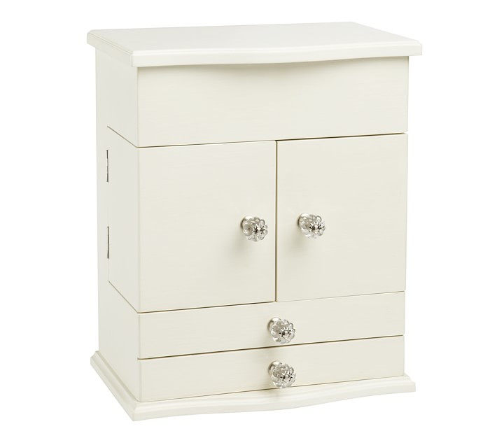 Cream Abigail Jewelry Box Collection | Pottery Barn Kids