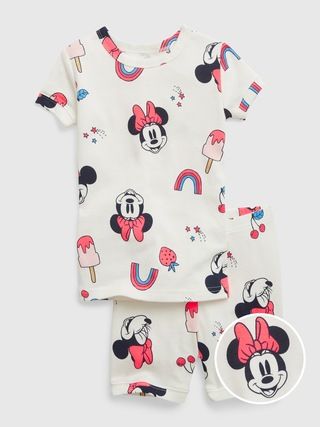babyGap | Disney 100% Organic Cotton Minnie Mouse PJ Shorts Set | Gap (US)