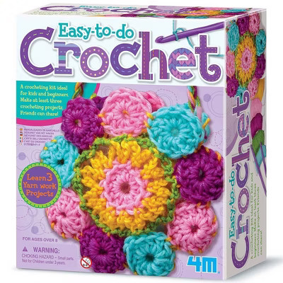 4M: Easy-To-Do Crochet Kit - DIY Yarn Crafts, 3 Projects, Beginners & Kids 8+ | Target