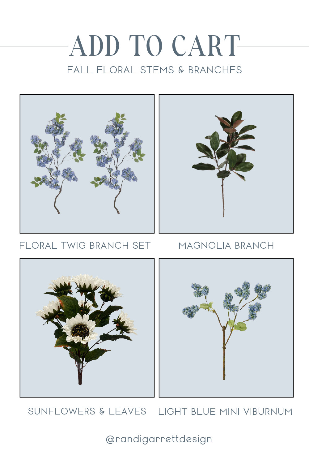 Floral stems and branches for your home this fall! 🍁  

 #LTKSeasonal #LTKHome