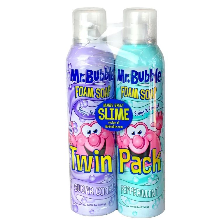 (2 Pack) Mr. Bubble Foam Soap, Rotating Colors, 8 Oz | Walmart (US)